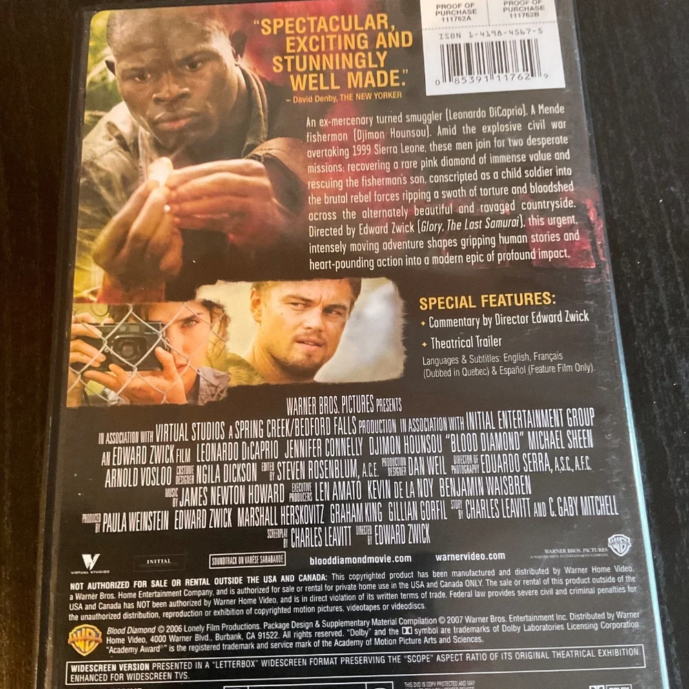 DVD - Blood Diamond. V05